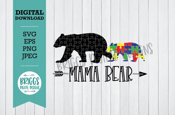Free Free Mama Bear Autism Svg 437 SVG PNG EPS DXF File