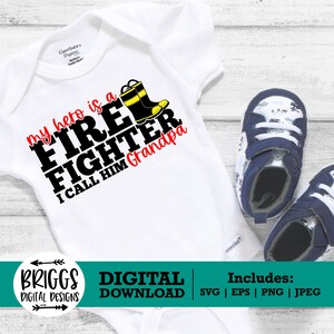 Opa ist Mein Held SVG |  Feuerwehr svg, Helden svg, Feuerwehr svg, Opa svg, Vatertagssvg, Feuerwehrmann svg, Cricut Cut Dateien, PNG