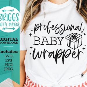 Envoltura profesional para bebés / Enfermera de la UCIN svg, camisa de la UCIN svg, Enfermera de Navidad SVG, enfermera de vida svg, camisa de enfermera svg, enfermería svg