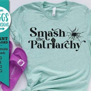 Feministische SVG | Smash the Patriarchy SVG, Gleichheit svg, Girl Power svg, Frauenrechte SVG, Boss Babe svg, starke Frauen svg