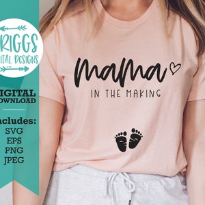 Mamãe em formação, grávida svg, maternidade svg, anúncio de gravidez svg, gravidez svg, anúncio de bebê svg, Mom Life svg, mom t