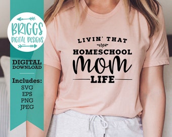 Homeschool mom svg | Funny mom svg, homeschool svg,  mom life SVG, homeschool shirt svg, mom life svg, mom shirt svg