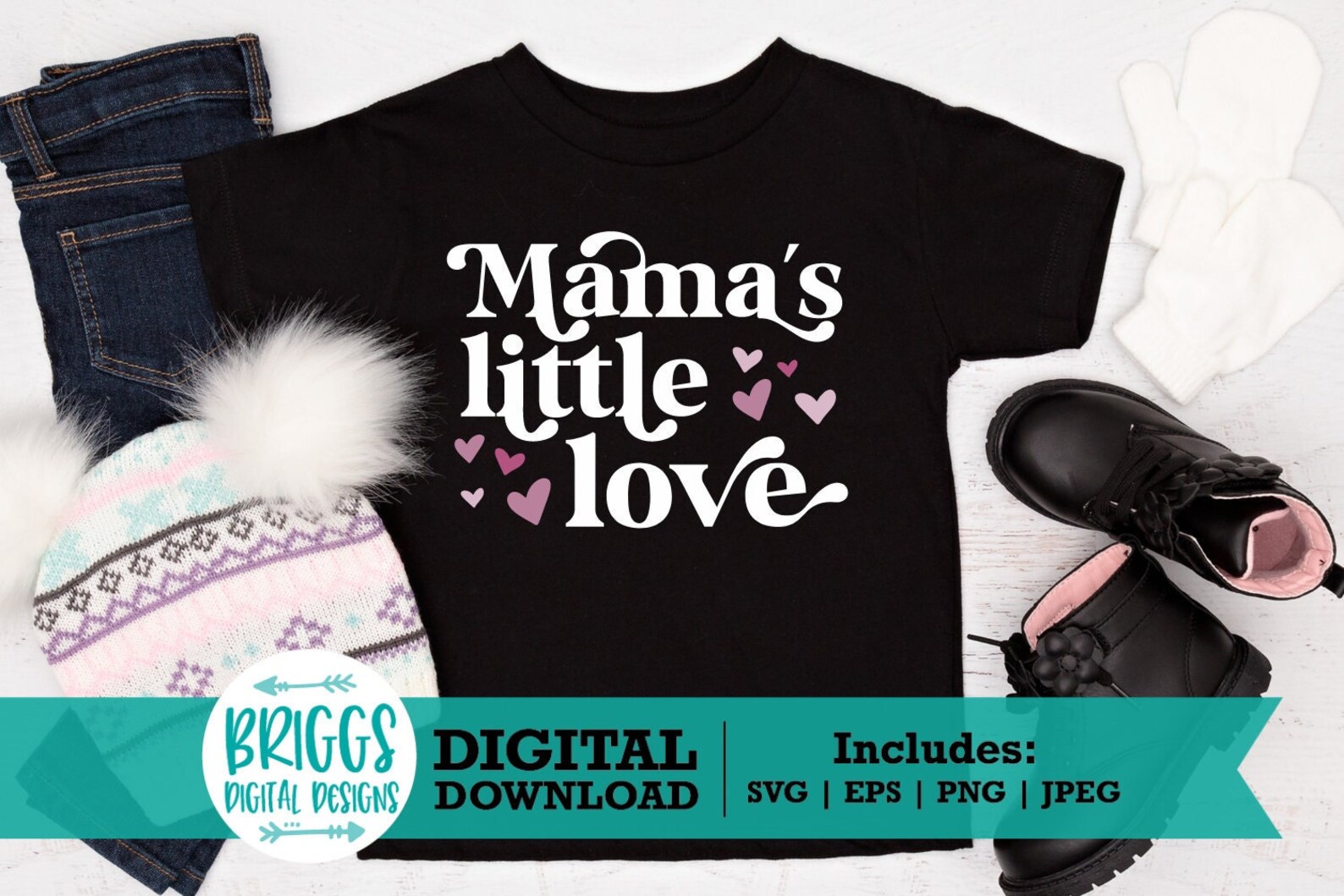 Mama's Little Love SVG | Toddler Valentines Day Svg, Retro Valentines ...