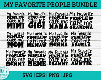 My favorite people call me grandma SVG |  Mothers day svg, Blessed Grandma svg, Grandma Quotes svg, Nana SVG, Nana SVG, Mimi svg, Gigi svg