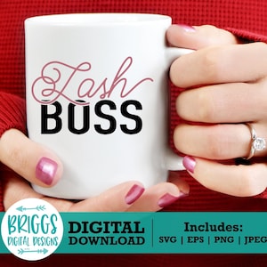 Lash Boss SVG / Lash Artist SVG, ciglia svg, trucco svg, Makeup artist svg, beauty svg, makeup svg, lash hustler svg, estetista svg
