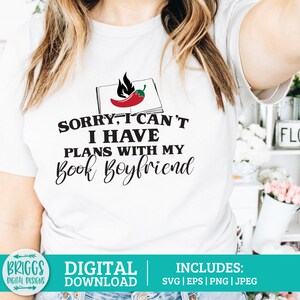 Book Boyfriend SVG |  Spicy Book Club svg | booktok svg, bookish svg, smut svg, reader png, smut svg, bookish png, spicy books svg
