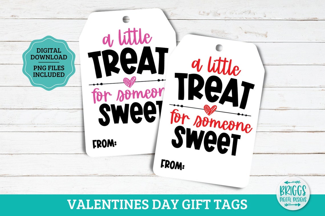 PDF Valentines Day Gift Tags Printable Gift Tags for - Etsy