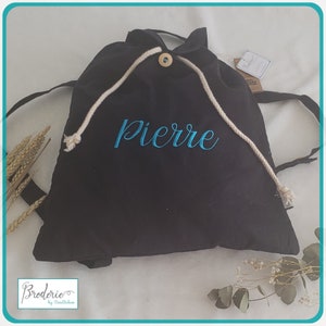 Sac à dos en coton organic - sac à dos personnalisé - rentrée scolaire - sac enfant - sac enfant personnalisé