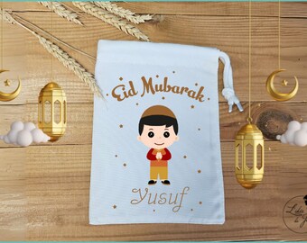 Eid-Kind-Geschenk - Hilfe - Eid al-Fitr-Geschenkidee - Eid-Beutel - Eid Mubarak - Ramadan - Eid-Geschenk - Personalisierter Eid-Beutel - Muslim