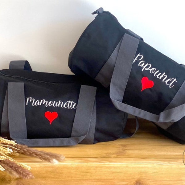 Sporttasche - personalisierte Sporttasche - bestickte Reisetasche - bestickte Sporttasche - personalisierte Reisetasche - Geschenkidee zum Muttertag