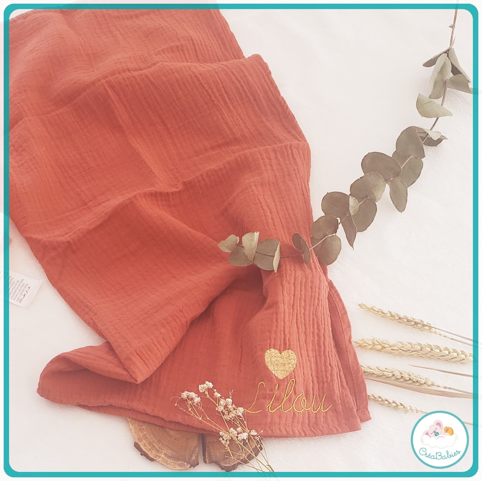 lange brodé personnalisé