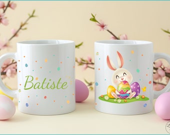 Mug personnalisé - Pâques - idée cadeau Pâques - Mug de Pâques - Mug - Chasse aux oeufs - cadeau pâques