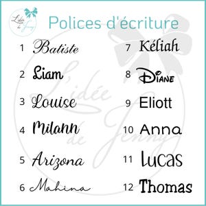Personalized baby blanket embroidered with first name – Soft birth blanket – Baby girl or boy gift – Baby shower gift idea image 3