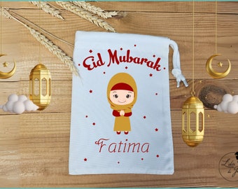 cadeau enfant Eid - Aid - idée cadeau Eid al fitr - Pochon de Aïd - Eid Mubarak - Ramadan - cadeau Aïd - Pochette personnalisée Eid - Muslim