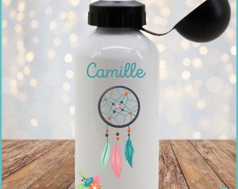 Personalisierte Kinderwasserflasche Traumfänger - Personalisierte Kinderwasserflasche - Traumfänger