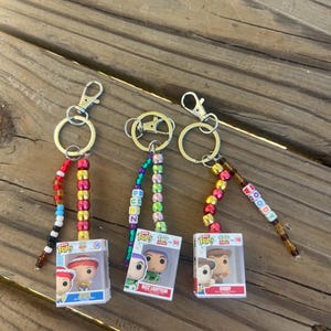 Toy Story Disney Themed Bag Charms/Key Chains Bitty Pop Style