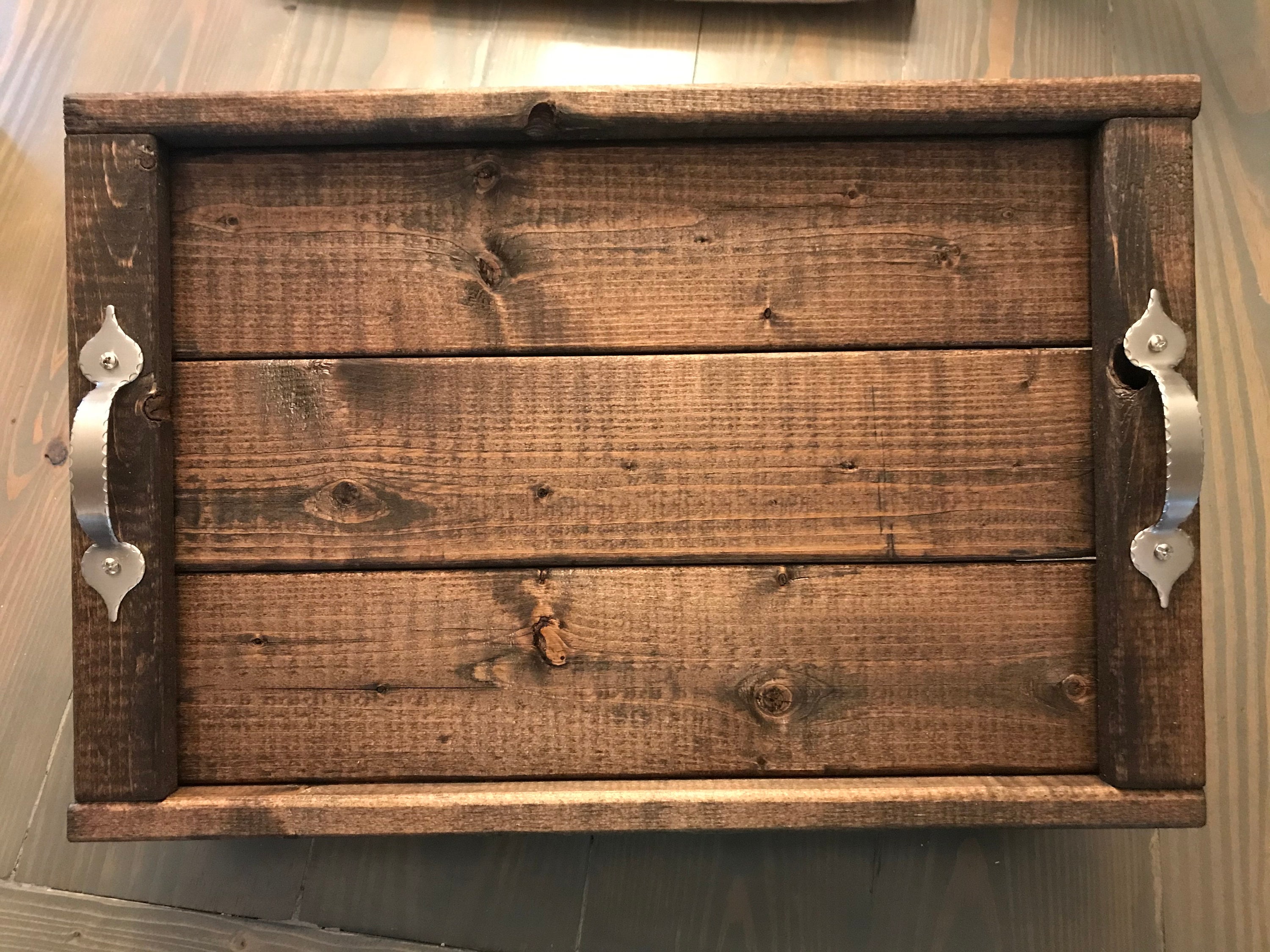 Wood Tray / Rustic Wood Tray / Decorative Tray