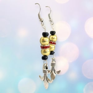 Louisiana RAGIN CAJUNS  Inspired Handmade Earrings