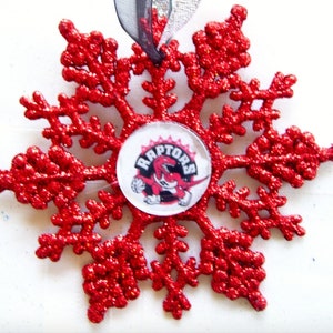 Toronto RAPTORS Handmade Snowflake