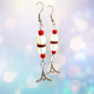 Columbus BLUE JACKETS Handmade Earrings