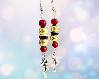 San Francisco 49ERS Handmade Earrings