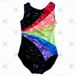 Balera Gymnastics Leotard Rainbow Zebra Print Body Pillow