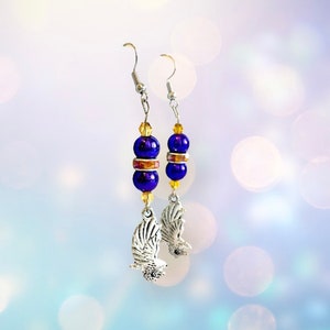 Baltimore RAVENS Handmade Earrings