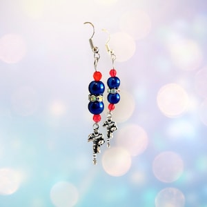 Buffalo BILLS Handmade Earrings