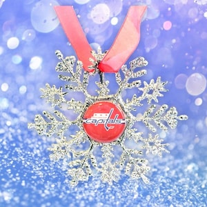 Washington CAPITALS Handmade Snowflake