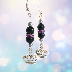 Los Angeles KINGS Handmade Earrings
