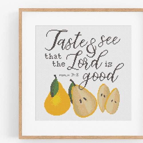 Christian Cross Stitch Pattern the Lord Bless You and Keep - Etsy