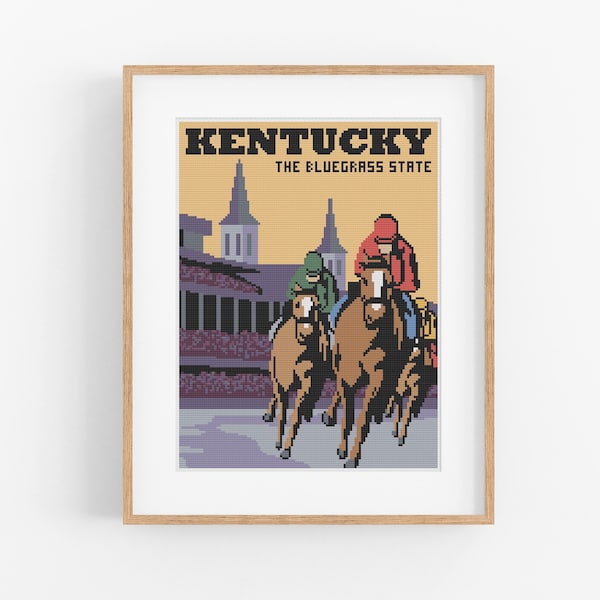 State Cross Stitch Etsy