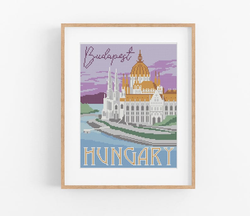 A picture of a random cross-stitch pattern from Etsy