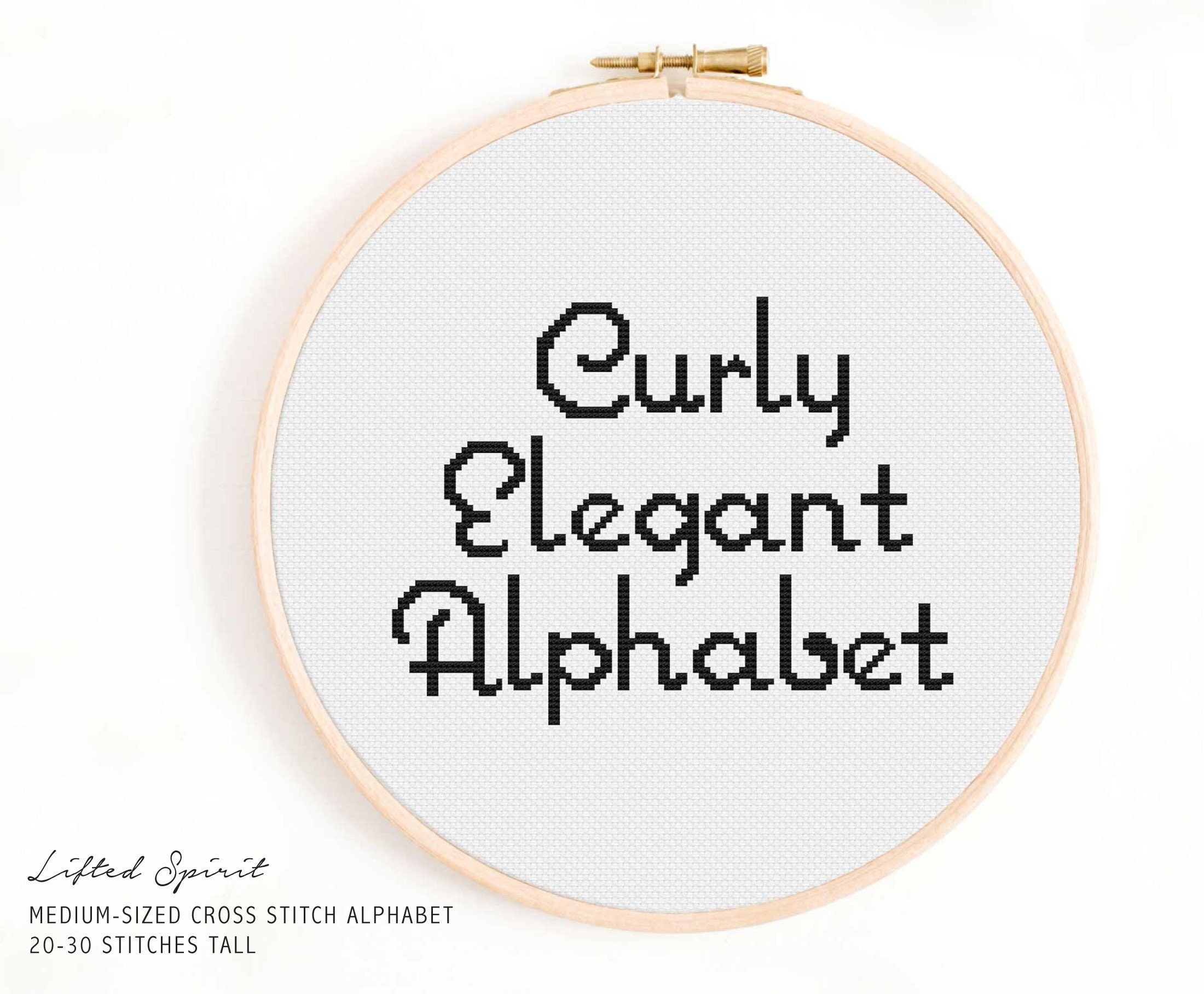 Alphabet Cross Stitch Pattern Medium Sized Decorative Cross Stitch Alphabet Pattern Cross Stitch