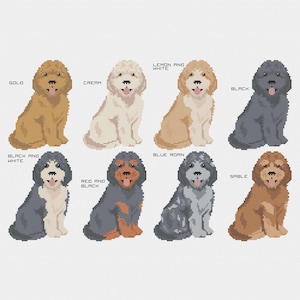 Cockapoo / Cavapoo Cross Stitch Pattern - Personalise Your Dog ...