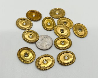 Vintage Metal Findings 18x13mm