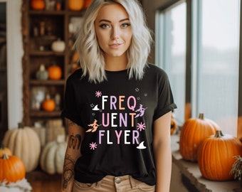 Frequent Flyer SVG, Halloween Shirt, Happy Halloween SVG, Fall Shirt, Halloween PNG