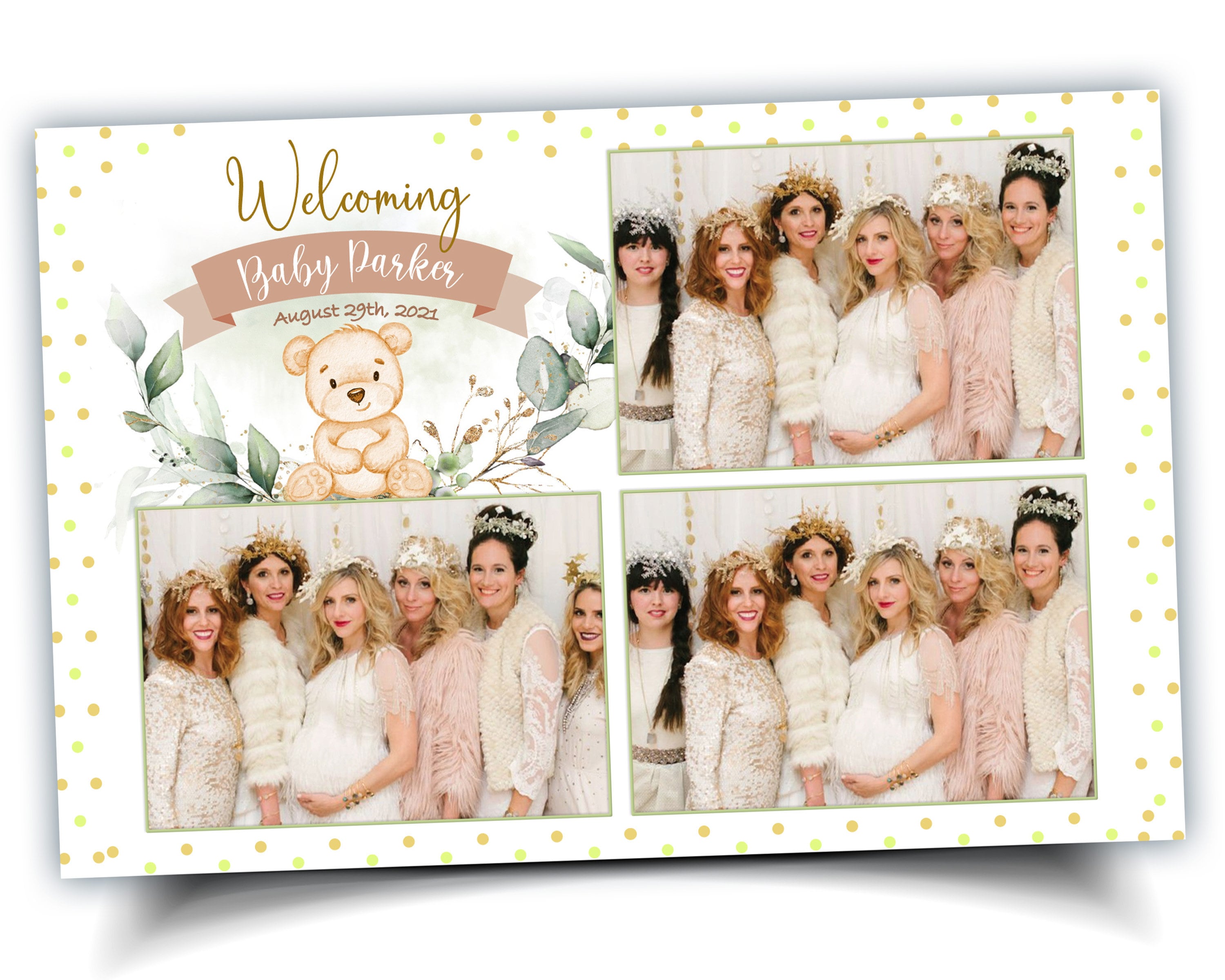 Baby shower photo booth deals