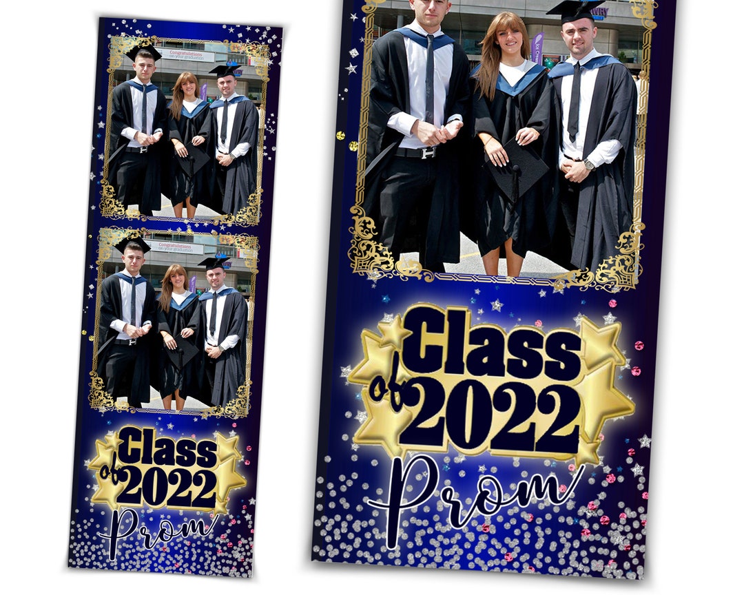 Photobooth Template Graduation, Class of 2022, Grad Photo Booth