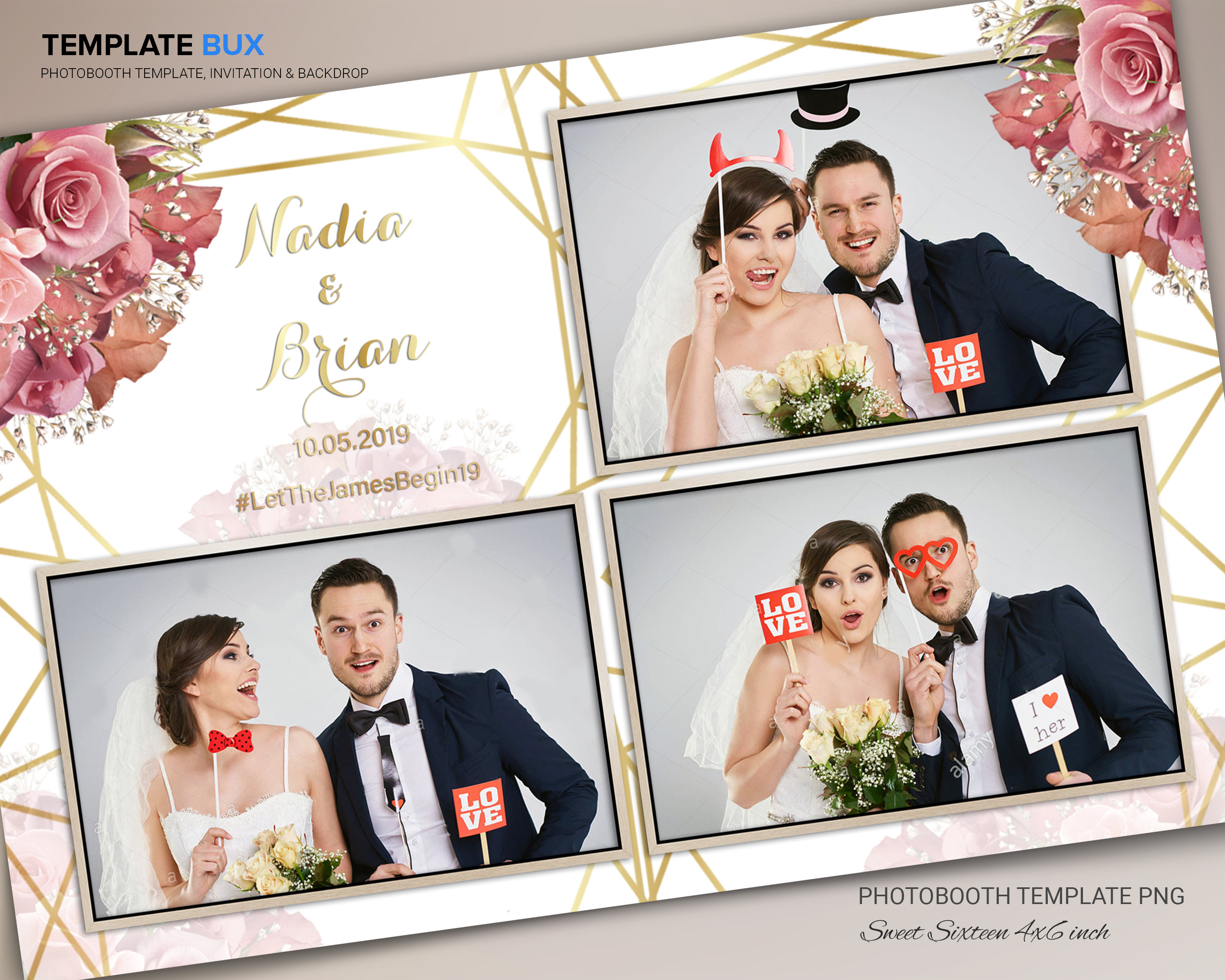 Wedding Photobooth Template Floral Bridal Photobooth Etsy Canada Wedding Photobooth Template Floral Bridal Photobooth Etsy Canada