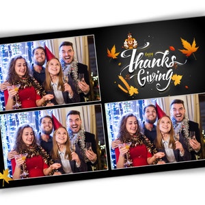 Modelo de cabine fotográfica 4x6 outono para ação de graças, amizade, chá de panela, feriado, casamento, aniversário, doce 16 quinceañera