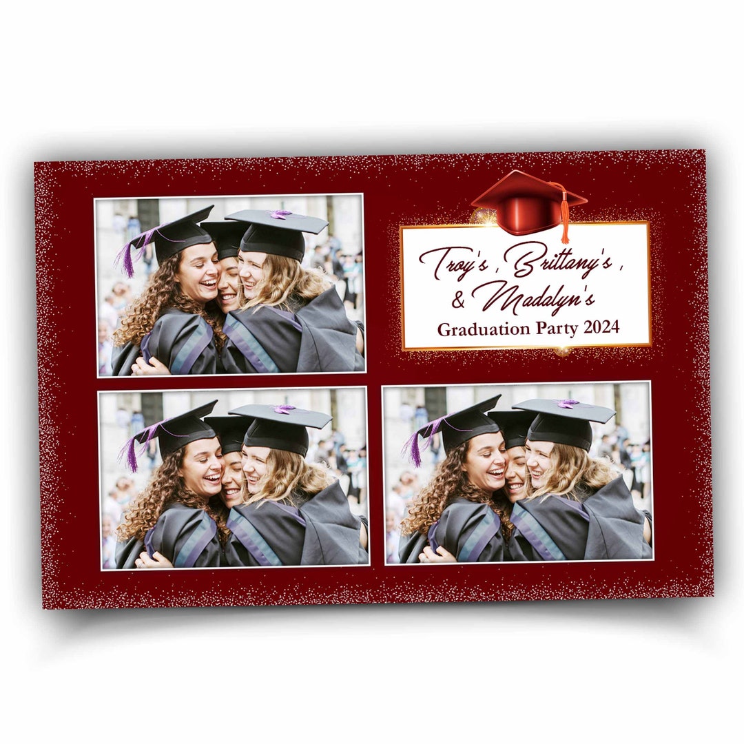 Graduation Photo Boot Design Buy Graduation Photo Booth Template, Grad Photobooth Template, Class Of ...