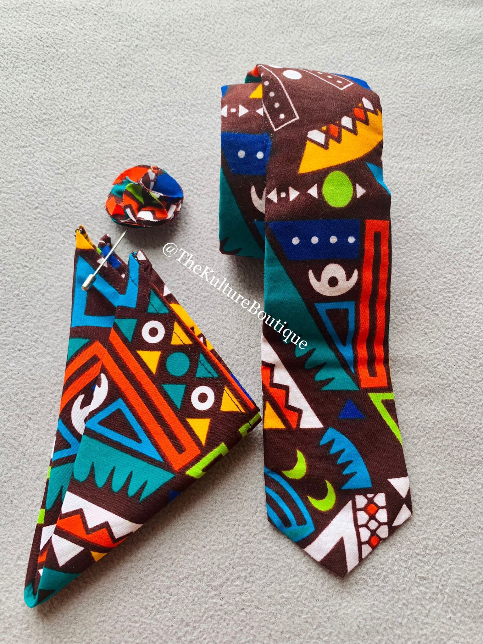 kente tie set