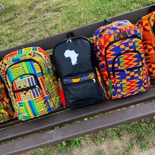 African Print Bag Ankara Backpack Ghana Africa Etsy Canada