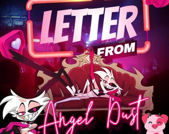 Lettre personnalisée confort numérique Angel Dust | Hôtel Hazbin, lettre personnalisée, 500-1000 mots