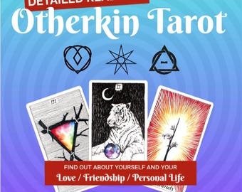 Lecture de tarot Otherkin : type de parenté et conseils sur les vies antérieures (livraison PDF)