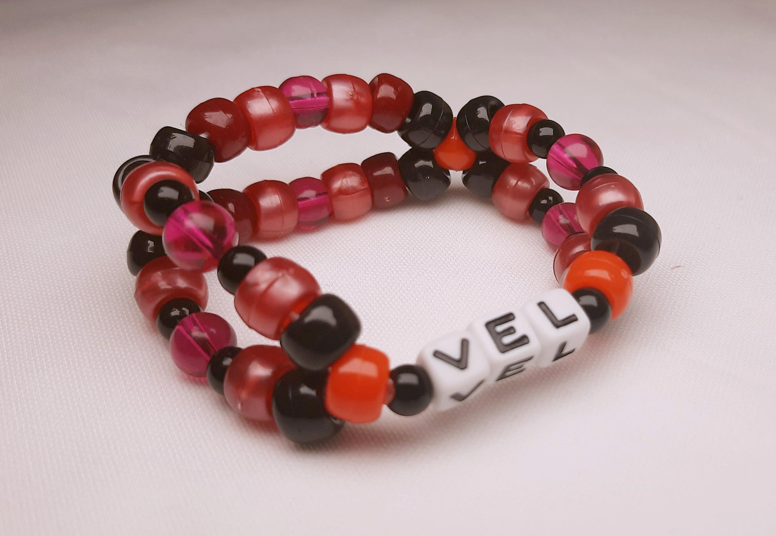 The Vees Kandi Bracelet | Hazbin Hotel Valentino Vox Velvette