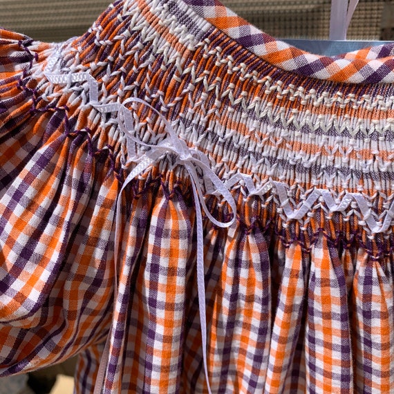 clemson smocked baby clothes