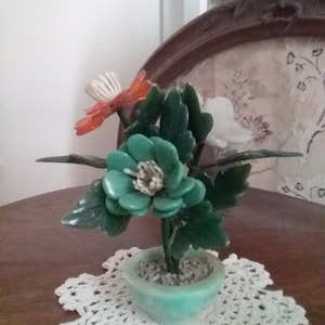 Vintage Asian Glass Arrangement