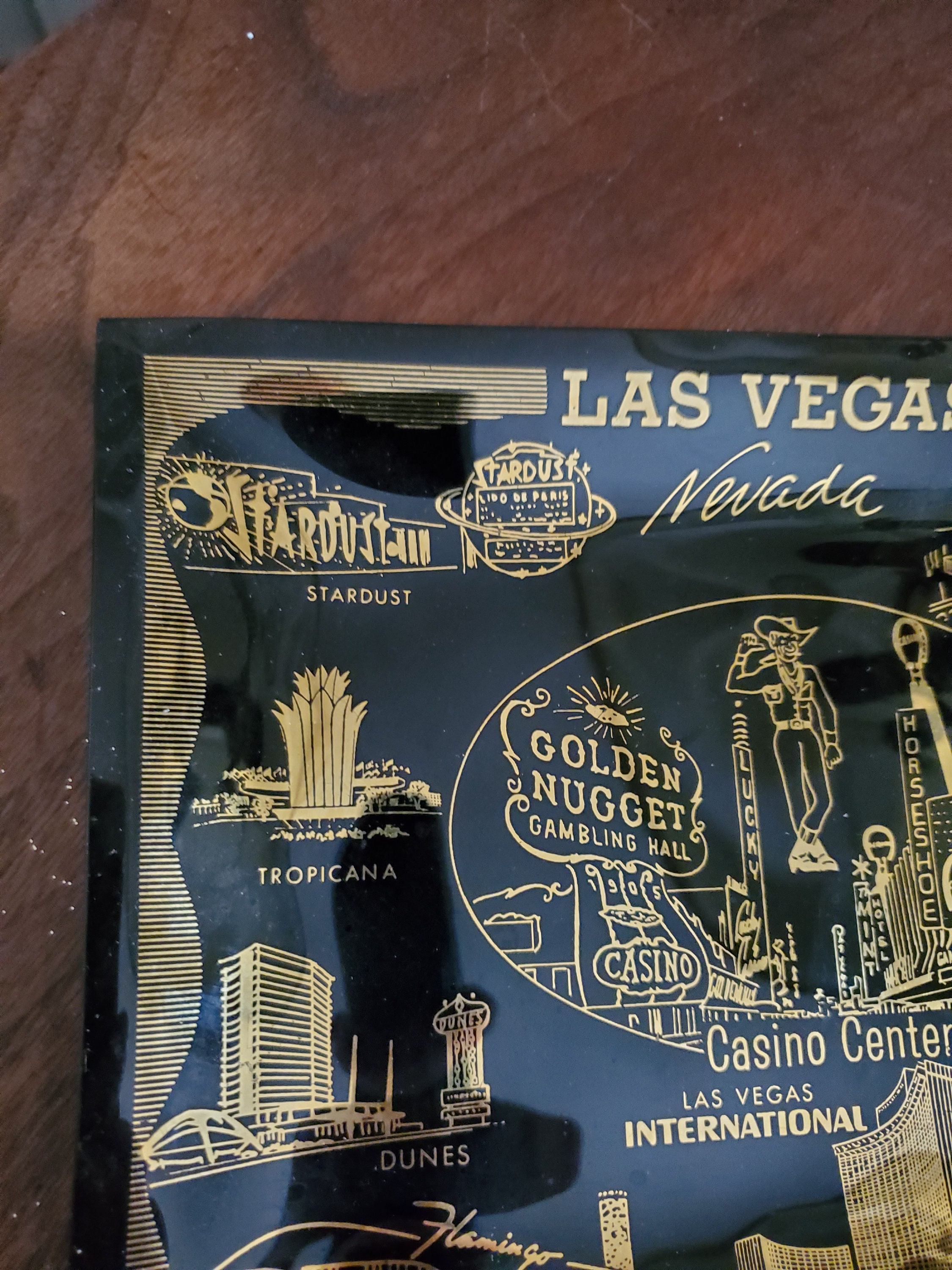 Vintage Las Vegas Casino Plate Etsy